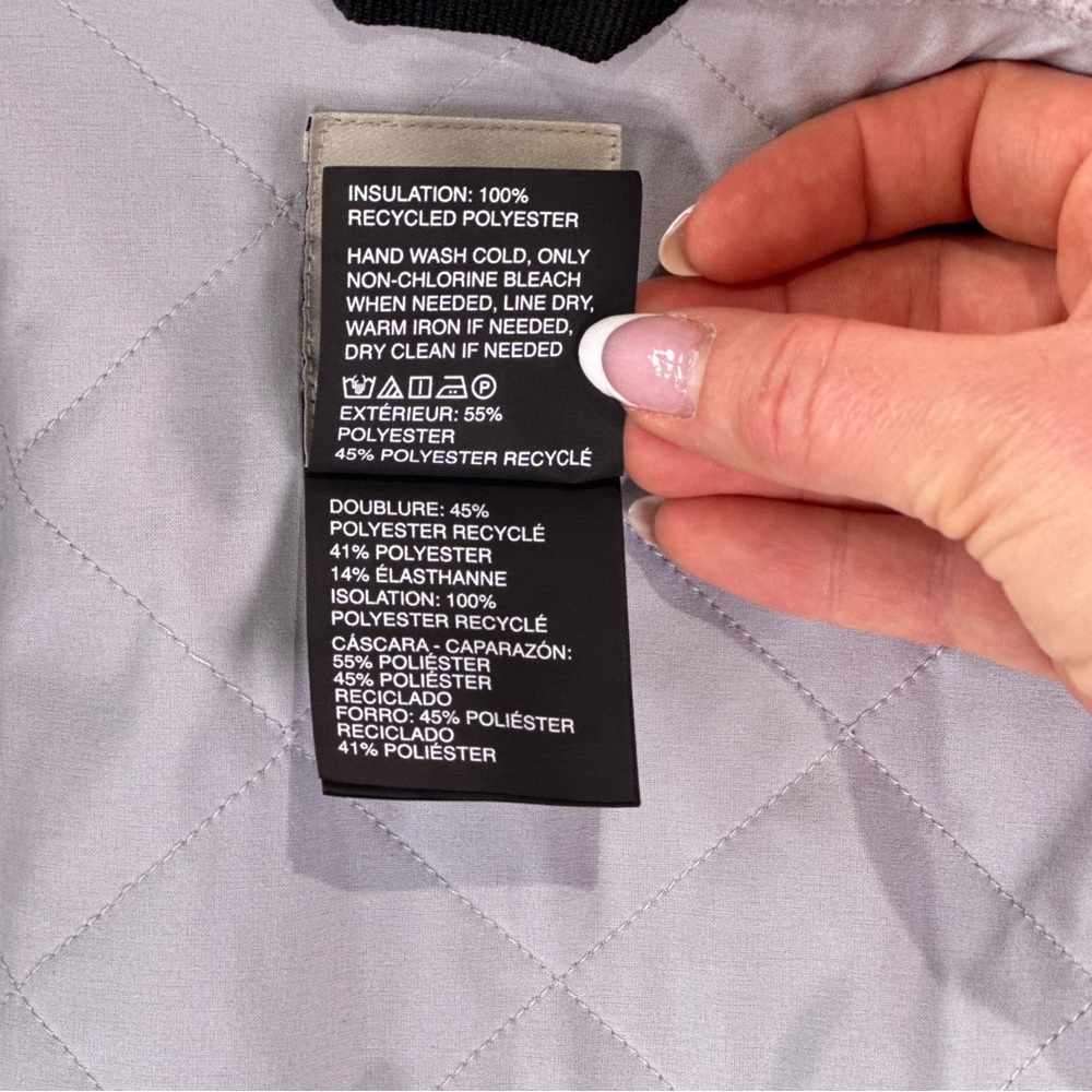 Vuori Restore Longline Open Front Coat Womens L Gray Athluxury - Picture 15 of 16